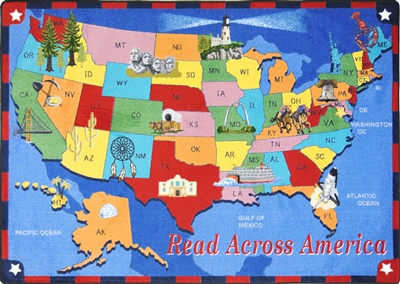 Read Across America Rug - JC1547XX - Joy Carpets