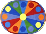 Color Wheel Rug - JC1676XX - Joy Carpets