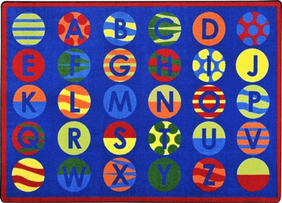 Alphabet Patterns Rug - JCX1802XX - RTR Kids Rugs