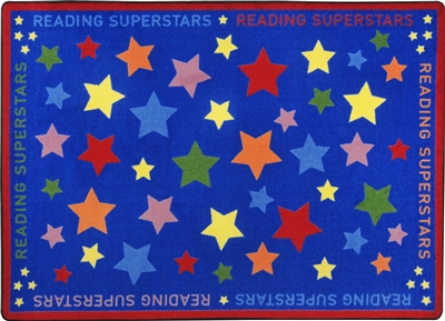 Reading Superstars Rug - JCX1853XX - RTR Kids Rugs