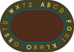 Alphabet Circletime Rug - Nature - CFK107XX - Carpets for Kids
