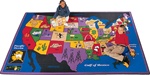 Discover America Rug - Rectangle - 8'4" x 11'8" - CFK1412 - Carpets for Kids