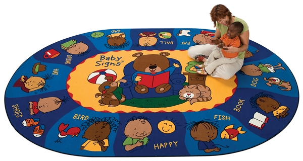 Sign, Say & Play Rug - CFK17XX - Carpets for Kids