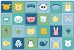 KIDSoft Animal Patchwork Rug - Soft
