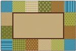 KIDSoft Pattern Blocks Rug - Nature