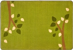 KIDSoft Branching Out Rug - Green - Rectangle - 7'6" x 12'