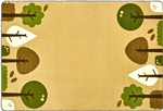 KIDSoft Tranquil Trees Rug - Tan