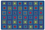 Literacy Squares Rug - Primary