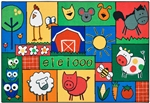 Old MacDonald Farm Value Rug - Rectangle - 3' x 4'6"