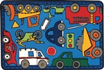 Wheels on the Go Value Rug - Rectangle - 3' x 4'6"