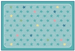 Super Stars Value Rug - Mixed Blue - Rectangle - 3' x 4'6"