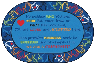 Hands Together Community Rug - CFK390X - Carpets for Kids