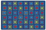 Primary Squares Seating Rug