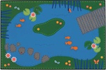 Tranquil Pond Value Rug - Rectangle - 4' x 6'
