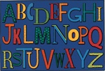 Playful Alphabet Value Rug - Rectangle - 4' x 6'