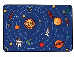 Spaced Out Rug - Rectangle - 4' x 6' - CFK4854 - Carpets for Kids