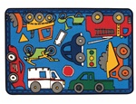 Wheels on the Go Value Rug - Rectangle - 4' x 6'