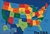 USA Map Value Rug - Rectangle - 4' x 6' - CFK4895 - Carpets for Kids