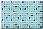 Microdots Value Rug - Light Blue - Rectangle - 4' x 6'