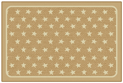 Super Stars Value Rug - Brown - Rectangle - 4' x 6'