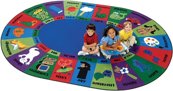 Dewey Decimal Fun Rug - CFK57XX - Carpets for Kids