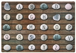 Alphabet Stones Pixel Perfect Seating Rug - Rectangle - 8' x 12'