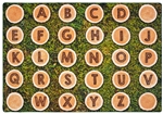 Alphabet Tree Rounds Pixel Perfect Seating Rug