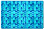 Honeycomb Pattern Pixel Perfect Rug