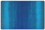 Water Stripes Pixel Perfect Rug - Blue