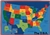 USA Map Value Rug - Rectangle - 6' x 9' - CFK7295 - Carpets for Kids