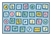 Alphabet Blocks Value PLUS Rug - Light Blue - Rectangle - 6' x 9'
