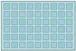 Squared Value PLUS Rug - Blue - Rectangle - 6' x 9'