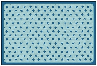 Super Stars Value PLUS Rug - Dark Blue - Rectangle - 6' x 9'