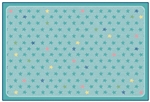 Super Stars Value PLUS Rug - Mixed Blue - Rectangle - 6' x 9'