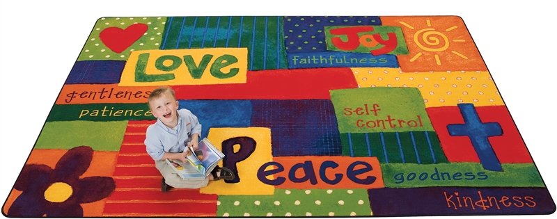 Spiritual Fruit Painted Rug - CFK901XX - Carpets for Kids