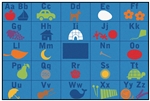 Alphabet Seating Value Rug - Rectangle - 7'6" x 12'- CFK9093 - Carpets for Kids
