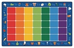 Fun with Phonics Rug - Rectangle - 7'6" x 12' - CFK9612 - Carpets for Kids