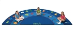 Fun with Phonics Rug - Semi-Circle - 5'10" x 11'8" - CFK9618 - Carpets for Kids