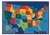 USA Map Value Rug - Rectangle - 8' x 12' - CFK9695 - Carpets for Kids