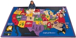 Discover America Rug Factory Second - Rectangle - 8'4" x 11'8" - CFKFS1412 - Carpets for Kids