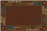 Read to Dream Border Rug (Factory Second) - Nature - Rectangle - 4' x 6'