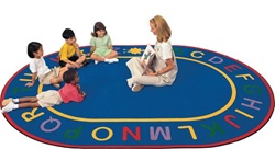 Alpha Rug Factory Second - Oval - 6'9" x 9'5" - CFKFS4995 - Carpets for Kids