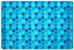 Honeycomb Pattern Pixel Perfect Rug (Factory Second) - Rectangle - 6' x 9'