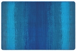 Water Stripes Pixel Perfect Rug (Factory Second) - Blue - Rectangle - 6' x 9'