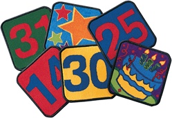 Calendar Kit - Square - Set of 35 - CFKK135 - Carpets for Kids