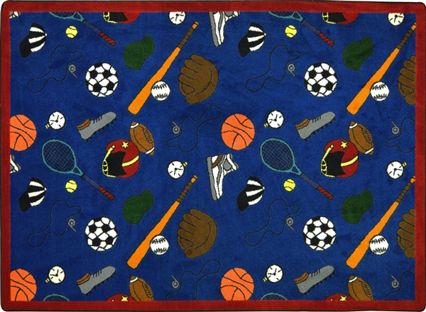 Sports Carpet Rtr Kids Rugs, Sports Themed Area Rugs