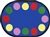Lots of Dots Classroom Rug Border - JC1430X - Joy Carpets
