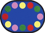 Lots of Dots Classroom Rug - Border
