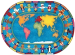 Hands Around the World Kids Rug - JC1488XX - Joy Carpets