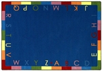 Rainbow Alphabet Rug